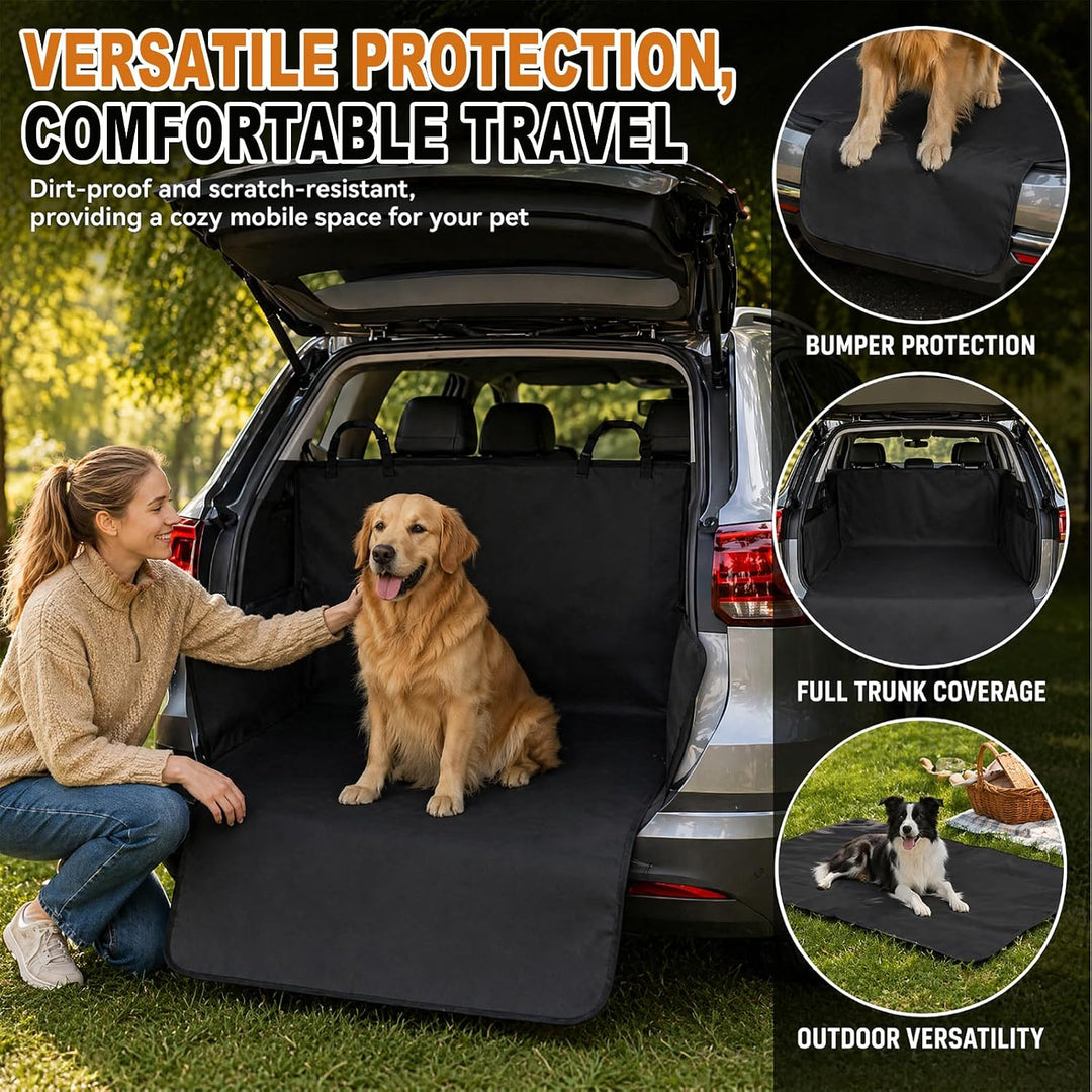 Generisch 185x105cm Kofferraumschutz Hund, Waterproof Scratch Resistant, Universal, Kofferraum Car G