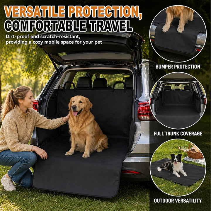 Generisch 185x105cm Kofferraumschutz Hund, Waterproof Scratch Resistant, Universal, Kofferraum Car G
