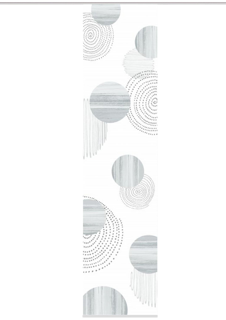 Vision S 84332 | Schiebegardine NEOMI | halb-transparenter Stoff in Bambus-Optik | 260x60 cm | Farbe