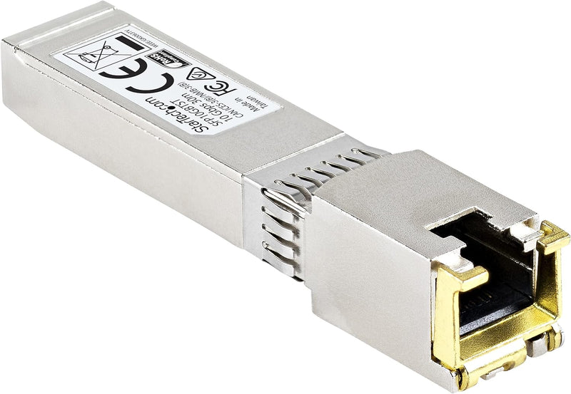 StarTech.com MSA konformes 10 Gigabit Glasfaser SFP+ Transceiver Modul - 10GBASE-T 30m Single StarTe