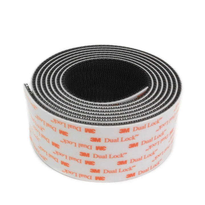 DonDo Klettband selbstklebend 3M Dual Lock SJ3550 Klettband schwarz 50,8mm x 2m 50,8mm x 200cm, 50,8