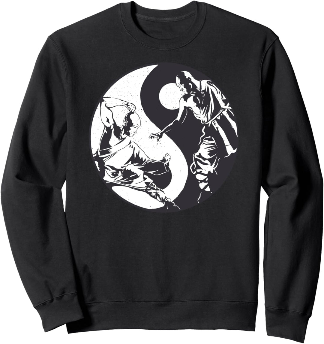 Ying Yang Shaolin Japanische Illustration Sweatshirt