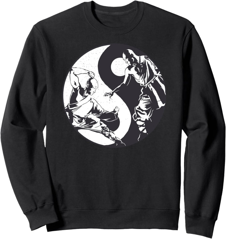 Ying Yang Shaolin Japanische Illustration Sweatshirt