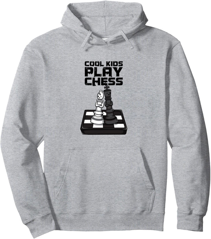 Schach Schachspieler Kinder Jugend Cool Kids Play Chess Pullover Hoodie