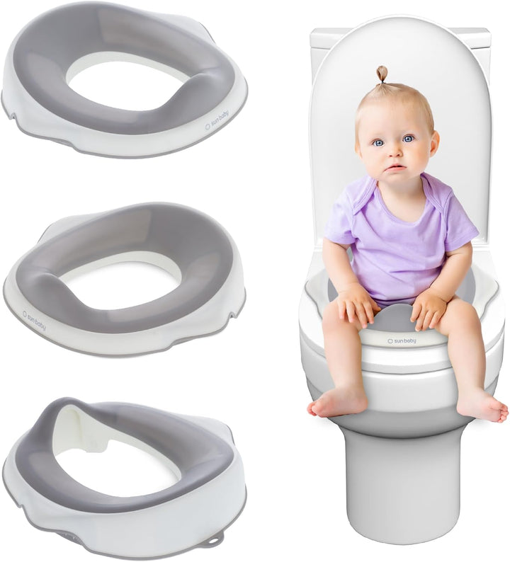 sun baby Kinder Toilettensitz, Toilettenaufsatz für kinder 2 bis 6 Jahren - rutschfest, profilierte