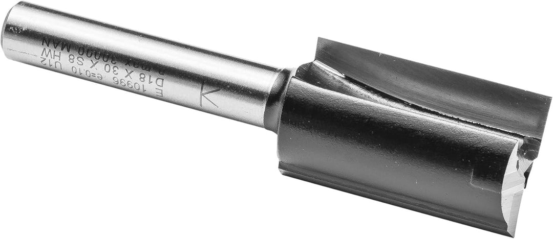 ENT 10996 Nutfräser HW, Schaft (S) 8 mm, Durchmesser (D) 18 mm, NL 30 mm, SL 40 mm, GL 70 mm, mit Ha