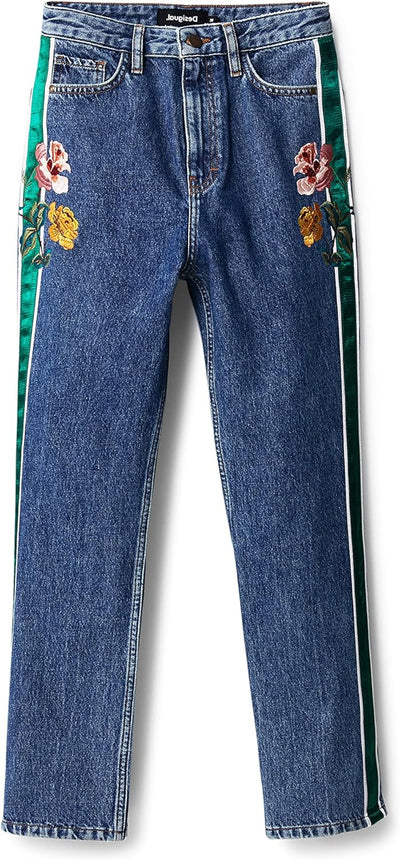 Desigual Damen Jeans 34 Blau, 34 Blau