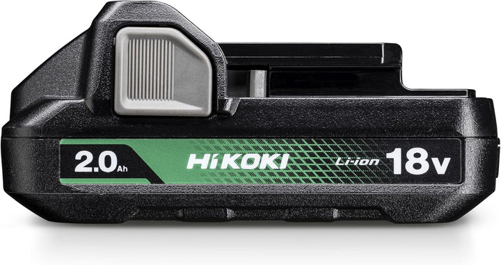 HiKOKI Akku-Set UC18YFSLWFZ, 18 V, Ladegerät für Schiebesitz-Akkupacks | 2 Akkus 2.0 Ah, 90 W Ladege