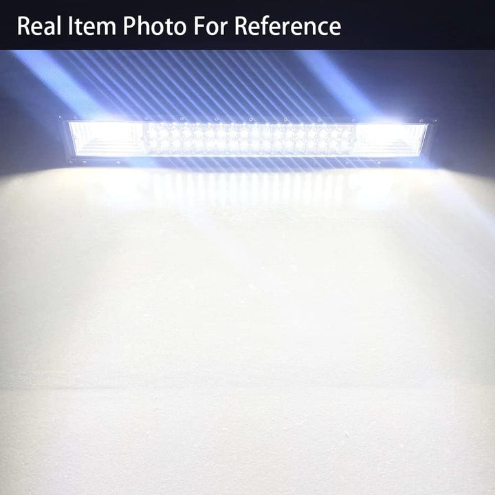 Boncak 22 Zoll 270W Dreireihiger LED LICHTLEISTE 7D Arbeitsscheinwerfer Zusatzscheinwerfer LED Light