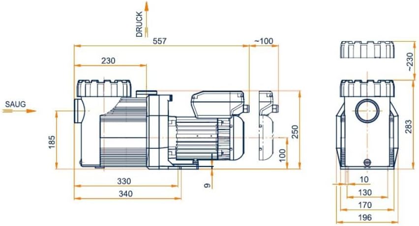 Speck Badu 90 ECO VS Umwälzpumpe 230 V 1,10 kW