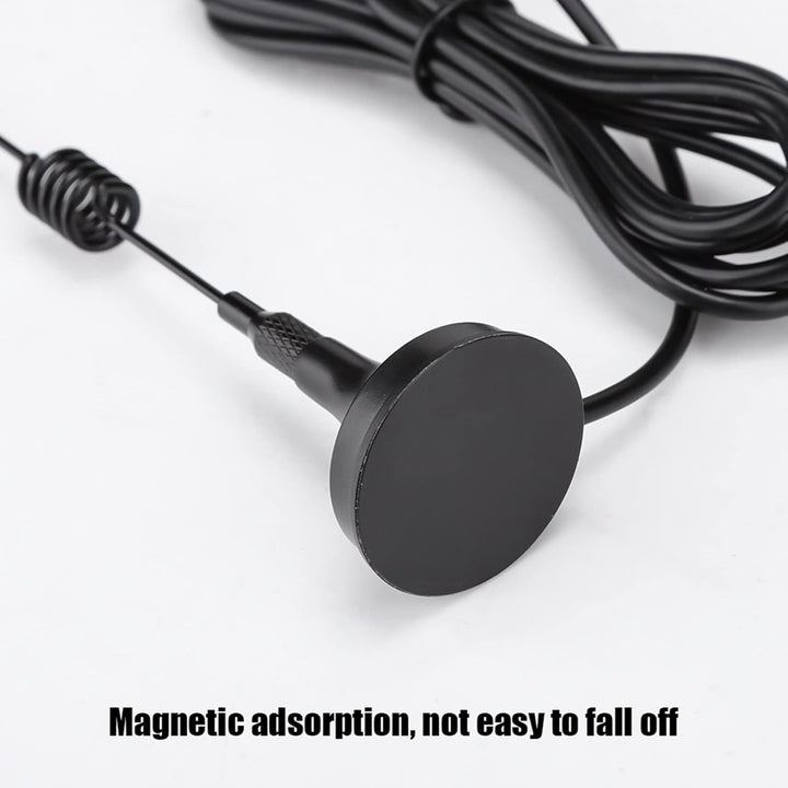SMA Aussenantenne, 10 dBi, Hochleistungsantenne, 31 cm, Magnetische Saugnapfantenne, für Funkmodul