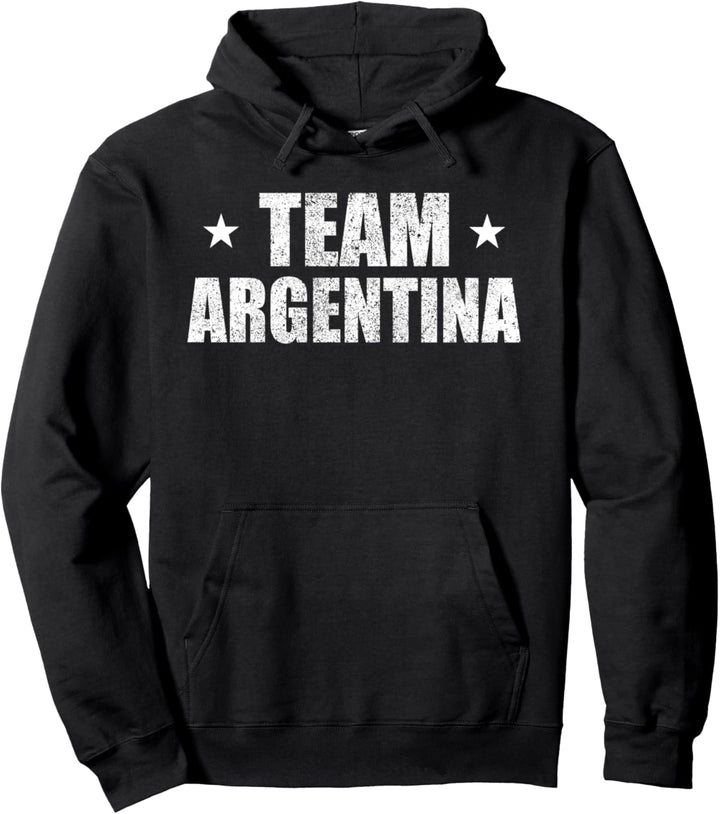 Team Argentinien Patriotisches Argentinier Retro Pullover Hoodie