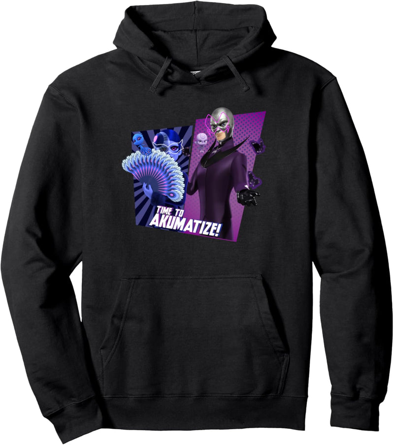 Miraculous Ladybug Hawk Moth and Mayura Time To Akumatize Pullover Hoodie