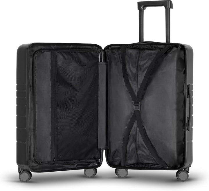 ETERNITIVE - Koffer I Reisekoffer aus ABS I Rollkoffer I Reisetrolley Leicht mit Doppelrollen 360° I