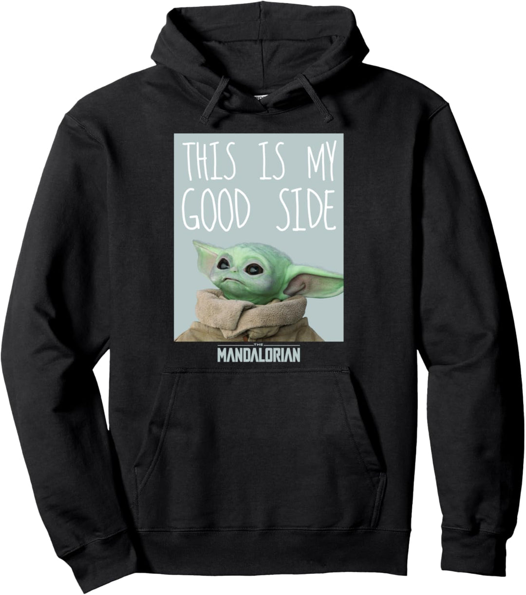 Star Wars The Mandalorian The Child This Is My Good Side Pullover Hoodie