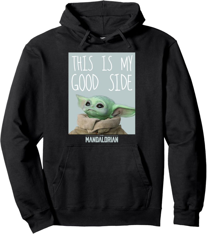 Star Wars The Mandalorian The Child This Is My Good Side Pullover Hoodie