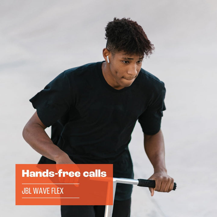 JBL Wave Flex – Kabellose In-Ear Ohrhörer mit IP54- und IPX2-Wasserdichtigkeit – TalkThru- und Ambie