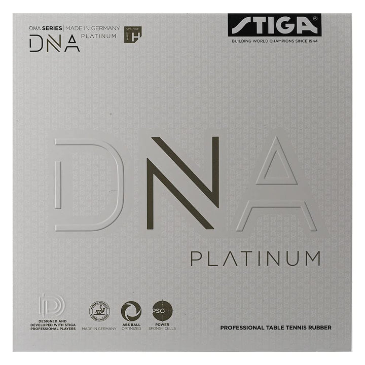 Stiga Unisex-Adult DNA Platinum H Tischtennisbelag 2,1 mm Rot, 2,1 mm Rot