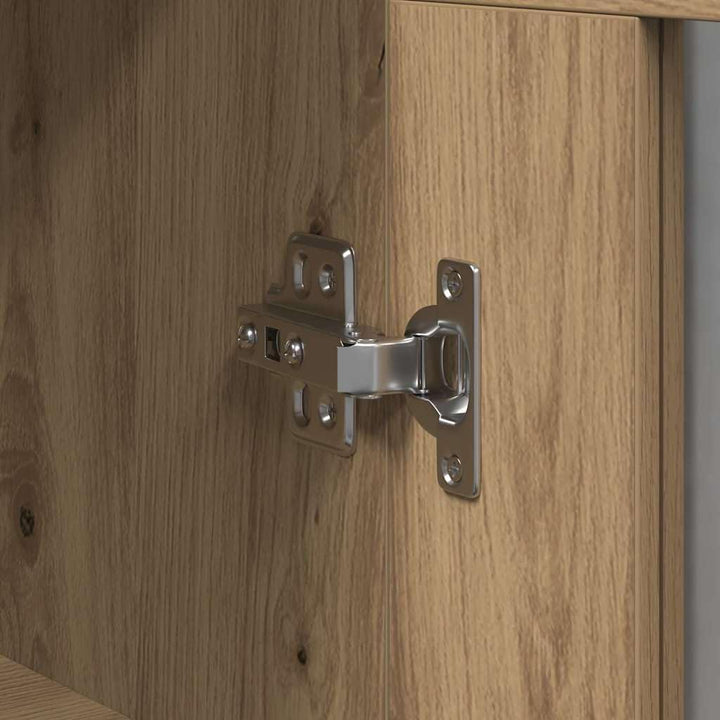 vidaXL Wandschrank Artisan-Eiche 69,5 x 34 x 90 cm Holzwerkstoff, Wohnzimmer-Schrank, rechteckige Au