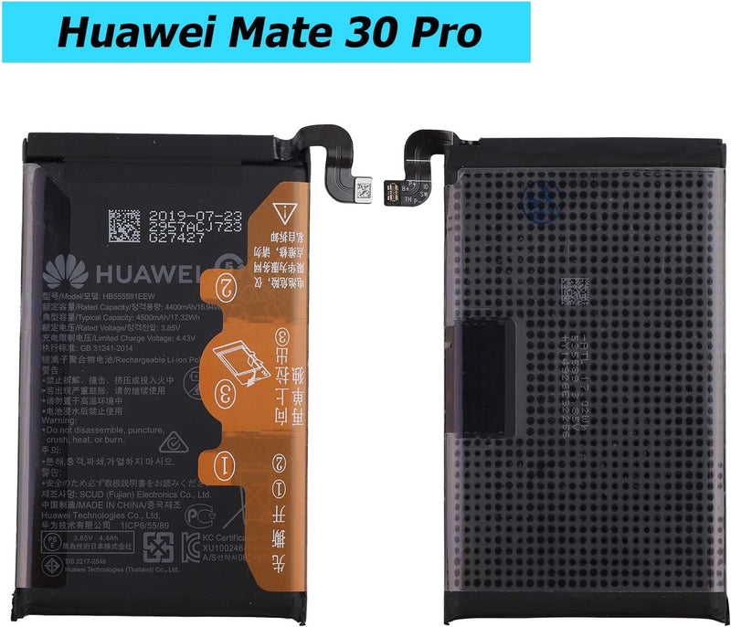 Vvsialeek HB555591EEW Ersatz Akku Kompatibel Für Huawei Mate 30 Pro with Free Toolkit, HB555591EEW