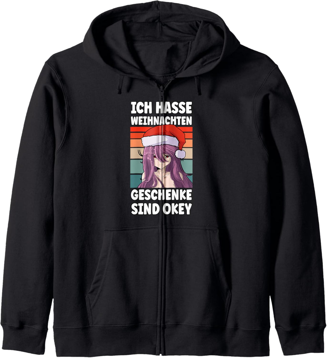 Ich Hasse Weihnachten Geschenke Sind Okay Anime Manga Kapuzenjacke
