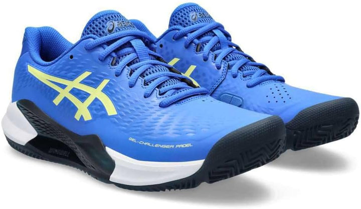 ASICS Challenger 14 Padel Mann Padel-Schuhe Weiss Schwarz 47 EU Illusion Blue Glow Yellow, 47 EU Ill