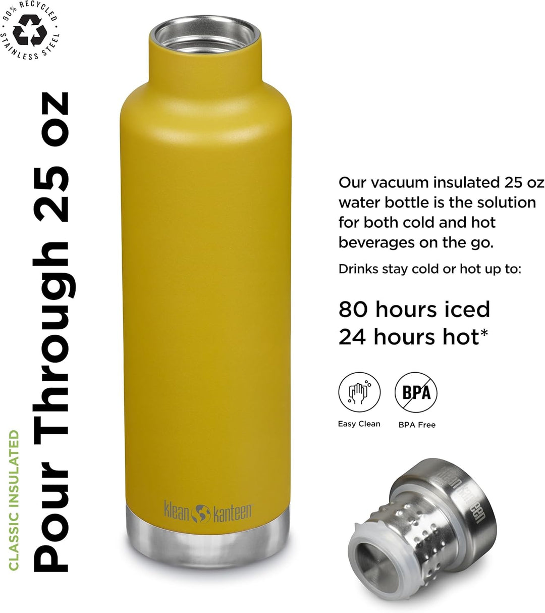 Klean Kanteen Herren Classic Vi Trinkflasche Einheitsgrösse Marigold, Einheitsgrösse Marigold