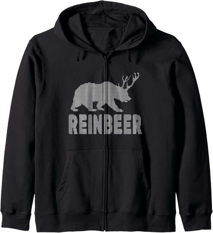 Reinbeer Hässliche Weihnachten Kapuzenjacke