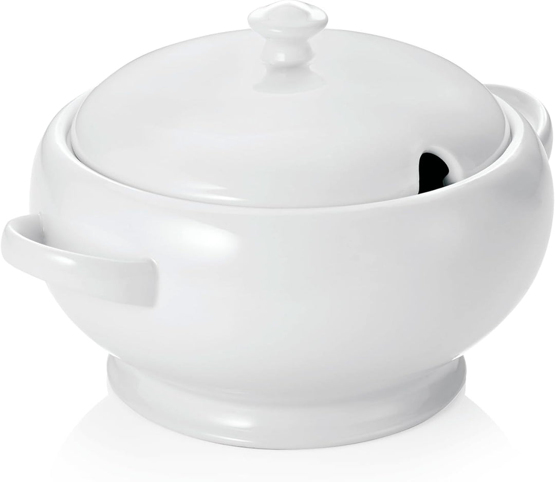 WAS 4979 251 Serie Bavaria Porzellan Terrine mit Deckel, 16.5cm Höhe, 21.5cm Durchmesser, 21.5L
