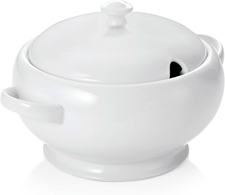 WAS 4979 251 Serie Bavaria Porzellan Terrine mit Deckel, 16.5cm Höhe, 21.5cm Durchmesser, 21.5L
