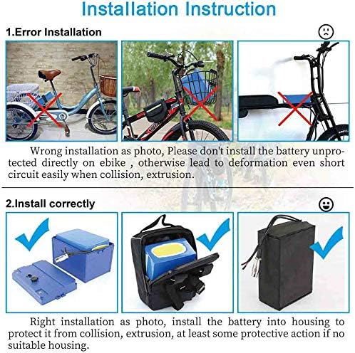 (DE Warehouse) 72V/60V/52V/48V/36V 20Ah Ebike Akku - Batterie für 2000W /1800W /1500W /1000W / 750W