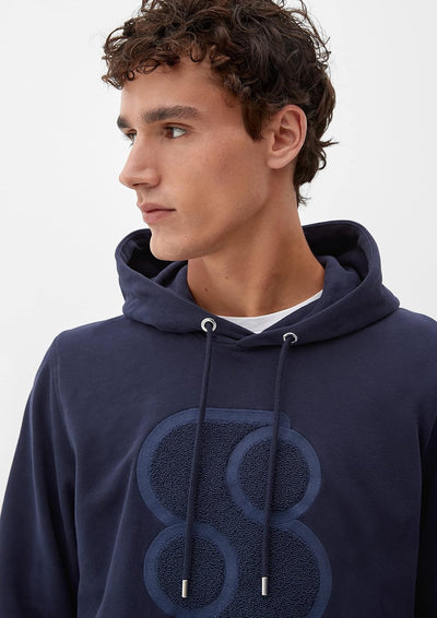 s.Oliver Herren Sweatshirt Langarm L Blau, L Blau