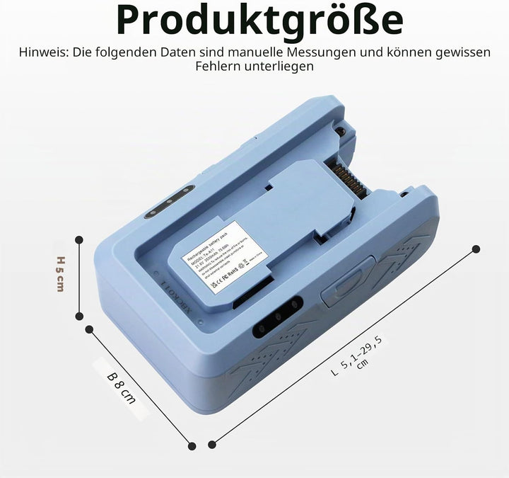K KYUER 75.6Wh Handstaubsauger Ersatz Akku für Tineco A11 Hero, A11 Hero EX, A11 Tango, A11 Pet, A11