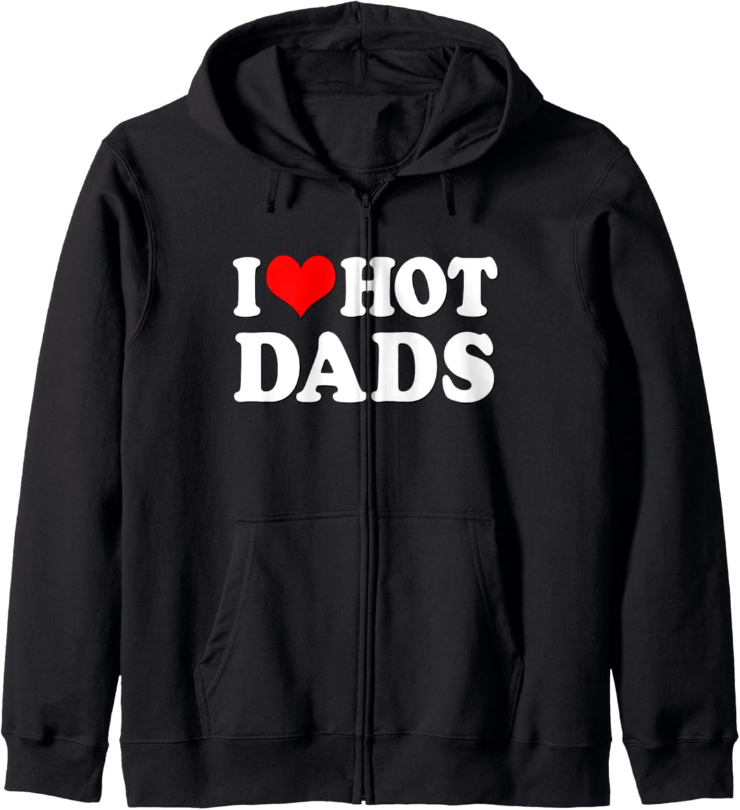 "I love Hot Dads" Lustiges "I Heart Hot Dads" Paar-Set Kapuzenjacke
