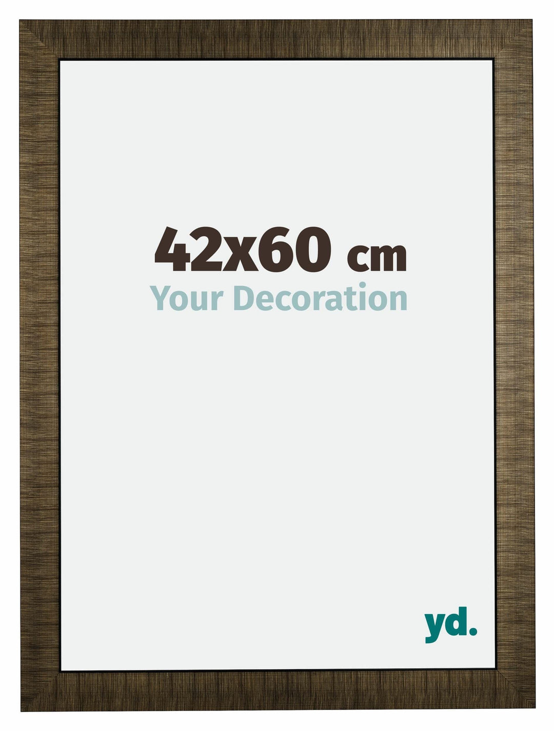 yd. Your Decoration - Bilderrahmen 42x60 cm - Bilderrahmen aus Holz mit Acrylglas - Antireflex - Aus