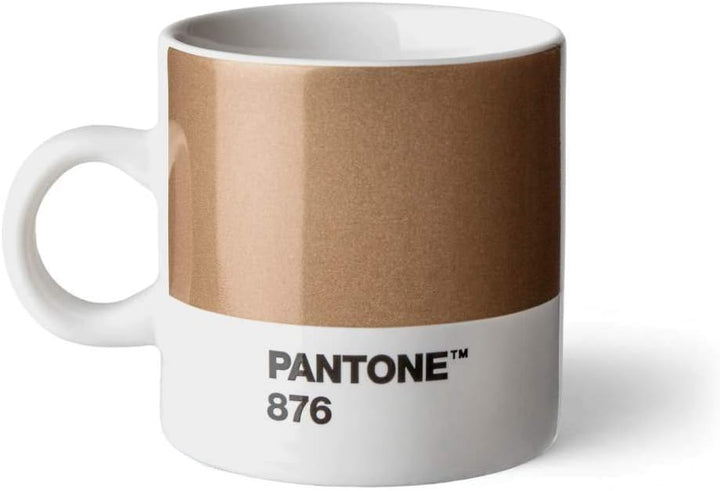 Pantone Porzellan Espressobecher 6er-Set, 6 Espressotassen à 120 ml, Coffee, mit Henkel, spülmaschin