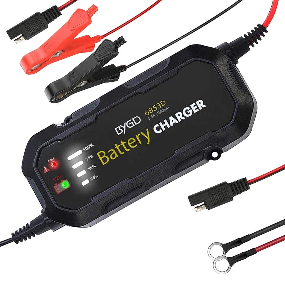 Motorrad Batterie Ladegerät BC2 Vollautomatisch 1.500mA