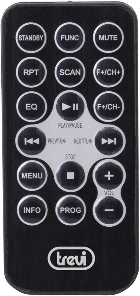 Trevi CMP 588 DAB Tragbares Stereo mit DAB/DAB+ und FM mit RDS, Dot Matrix Display mit hoher Ablesba