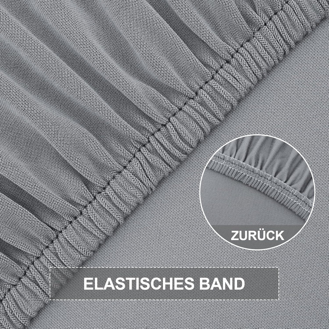 Yugarlibi Stuhlhussen 6er Set Stretch Stuhlhussen Schwingstuhl Elastische Hussen Stuhlbezug Abnehmba