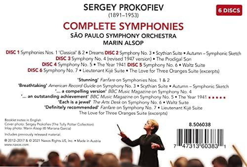 Sämtliche Prokofjew-Sinfonien, Audio-CD
