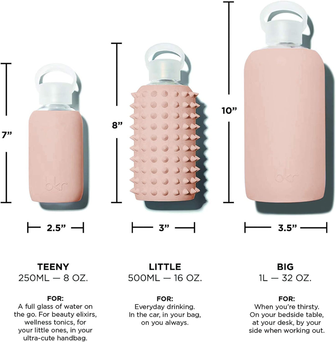 bkr Bottle Trinkflasche aus Glas 500 ml - Spiked Collection The Star Trinkflasche - The Essential Be