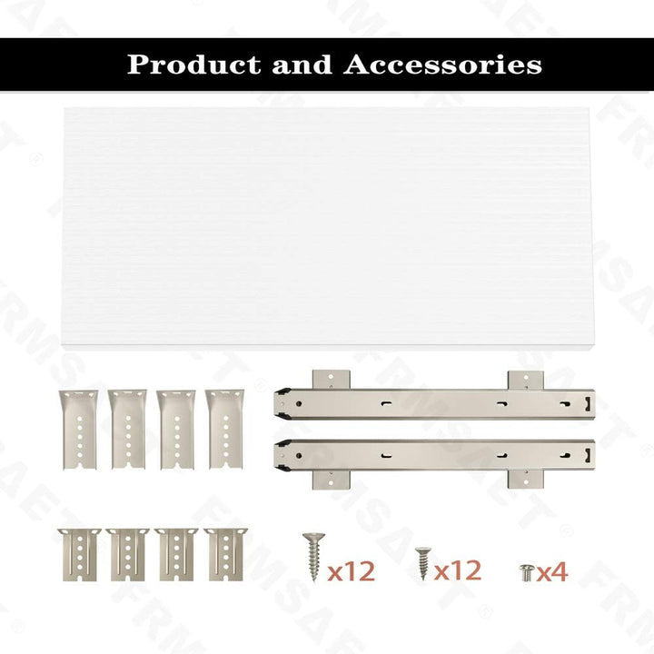 FRMSAET Möbelzubehör Büroproduktanzüge Hardware 53 cm / 60 cm / 76 cm Tastatur Schubladenfach Holzha