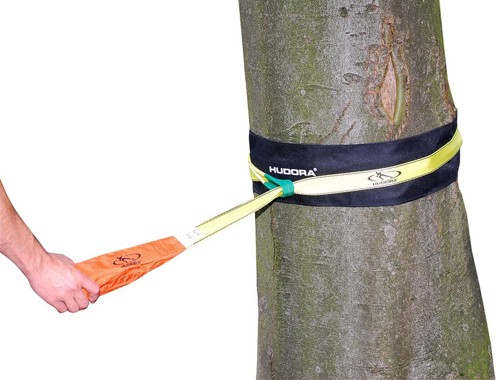 HUDORA Slackline Set mit Baumschutz - Balancierseil - 76656
