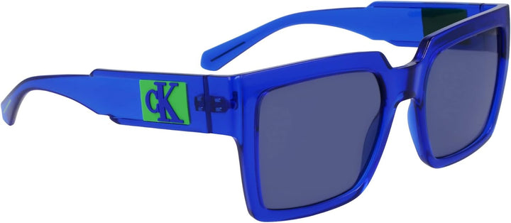 Calvin Klein Jeans Unisex Sonnenbrille Einheitsgrösse Blau, Einheitsgröße Blau