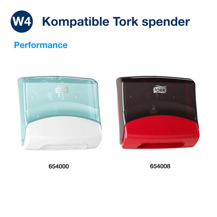 Tork Fusselarme Industrie Reinigungstücher Blau W4, Saugfähig, 1 Packungen, 190578, 1 x 80 (80)