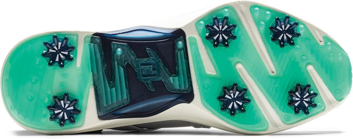 FootJoy Herren Hyperflex Carbon Previous Season StyleGolfschuh 40 EU Weiss Peacoat Aquamarin, 40 EU