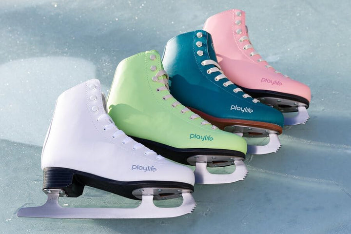 Powerslide Playlife Schlittschuhe für Damen - Eislaufschuhe Weiss - Ice Skate in Gr. 35-42 - Eiskuns