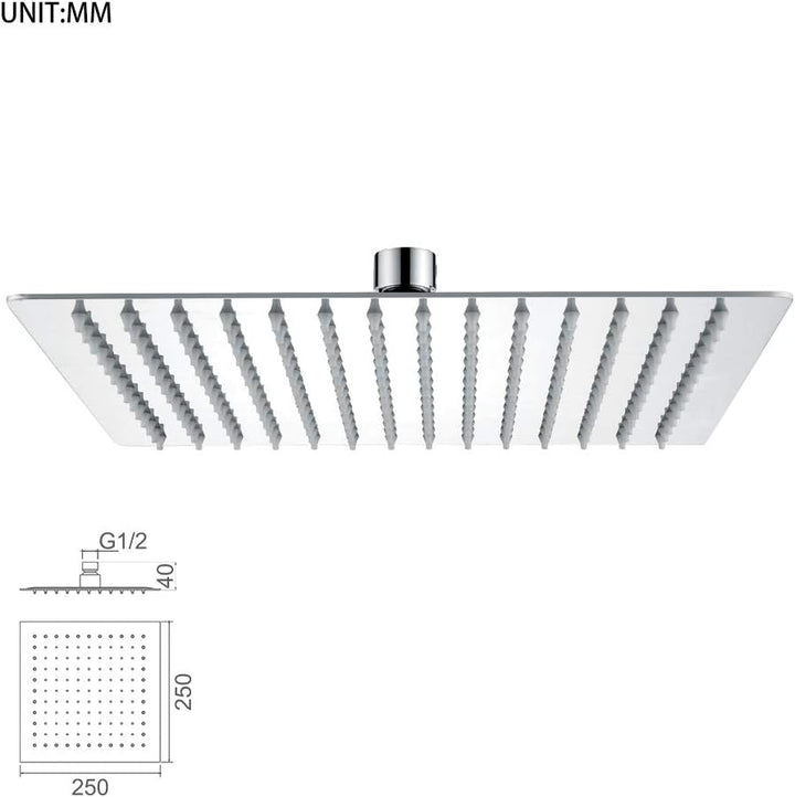 GRIFEMA COLUMNAS-G7006 | Duschsystem mit Umstellung, Brauseschlauch, Handbrause, Brausehalter, Dusch