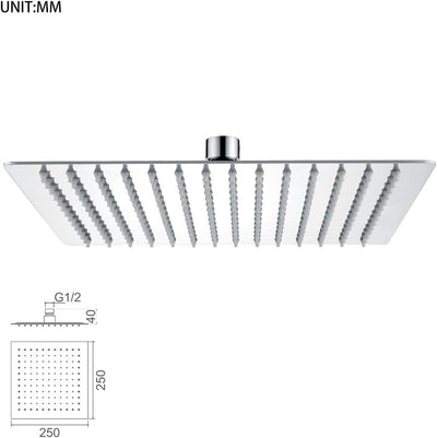 GRIFEMA COLUMNAS-G7006 | Duschsystem mit Umstellung, Brauseschlauch, Handbrause, Brausehalter, Dusch