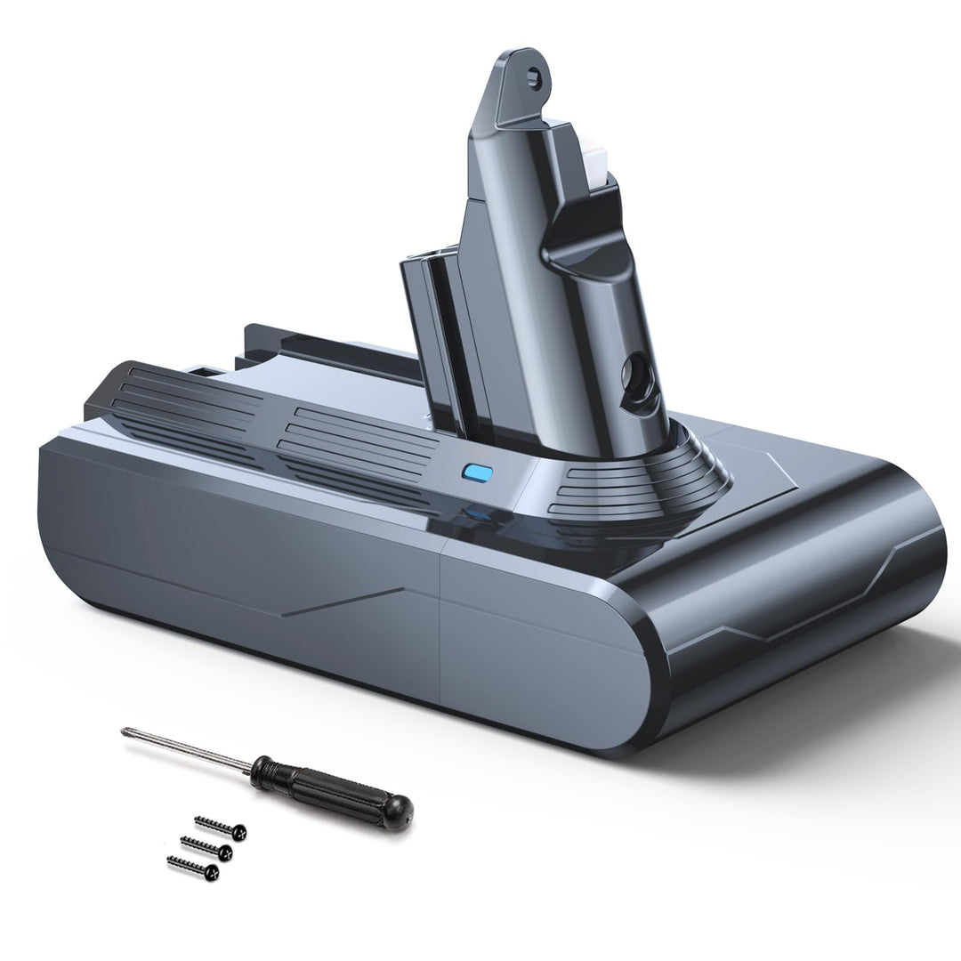 6000mAh Akku kompatibel mit Dyson V6, V6 Motorhead Pro Exclusive, DC62, DC62 Animal/Animalpro, DC74,
